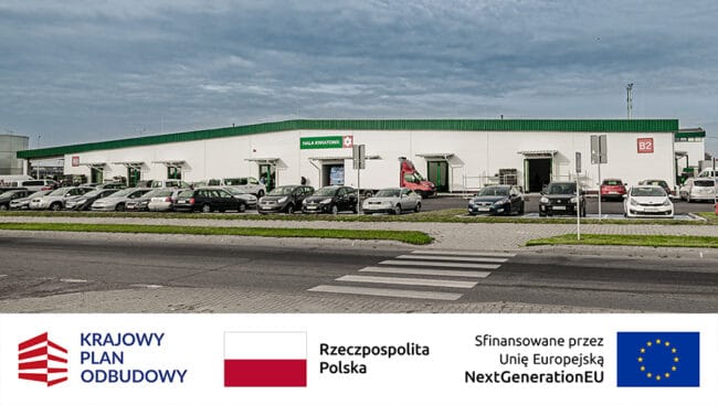 Hala B2 wybudowana z&nbsp;Krajowego Planu Odbudowy
