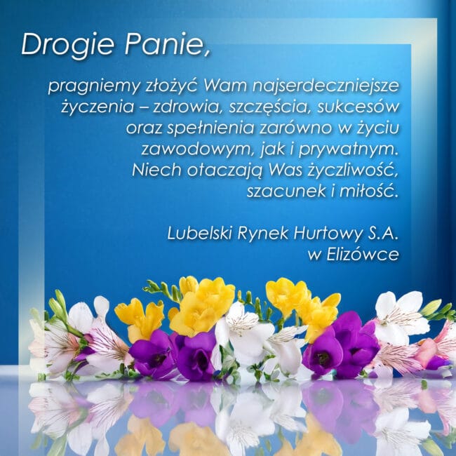 Życzenia z&nbsp;okazji Międzynarodowego Dnia Kobiet