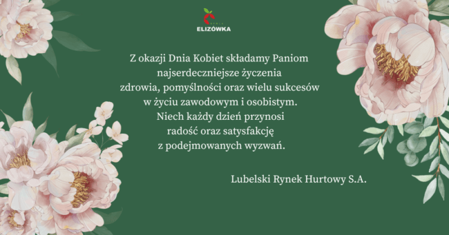 Życzenia z okazji Międzynarodowego Dnia Kobiet